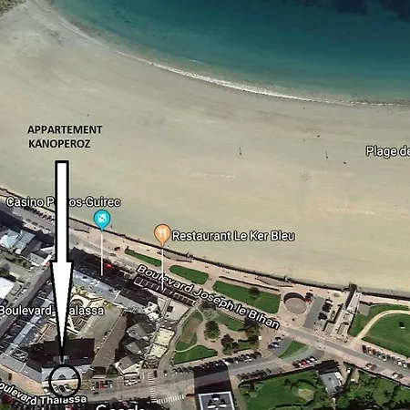Kanoperoz-Plage De Trestraou Perros-Guirec Exterior photo